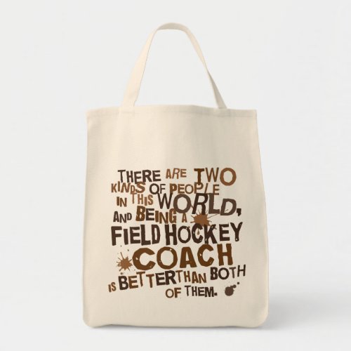 Field Hockey Coach Gift Tote Bag