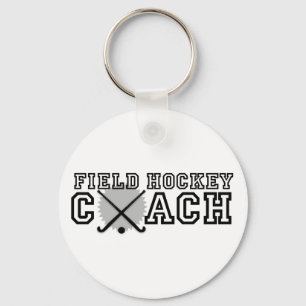 Field Hockey Coach Keychain