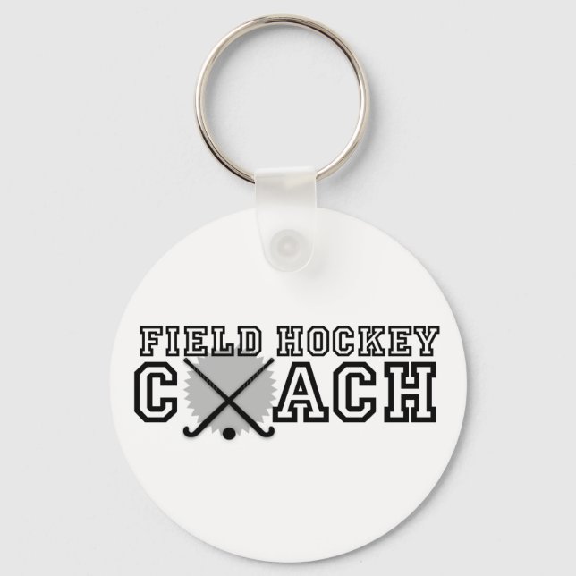 Field Hockey Coach Keychain (Front)