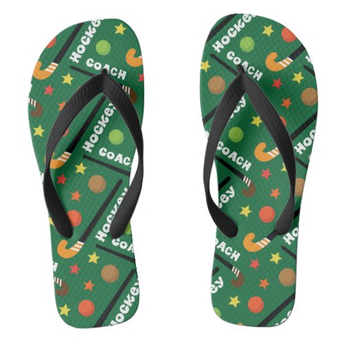 Field Hockey Coach Sports Flip flops Sandals