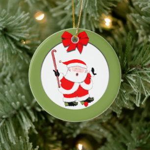 Field Hockey Collectible Ceramic Ornament
