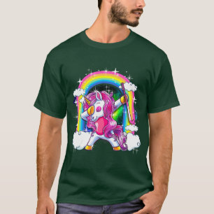 Field Hockey Dabbing Unicorn Dab Magical Gifts Gir T-Shirt