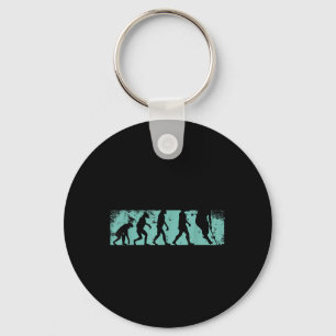Field Hockey Evolution Field Hockey Player Keychain
