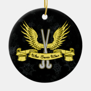 Field Hockey Goalie Christmas Ornament