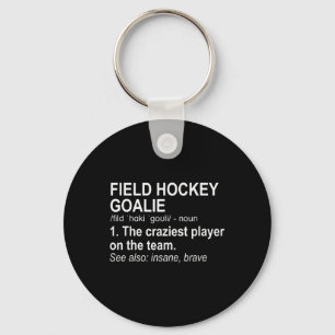 Field Hockey Goalie Definition  Keychain