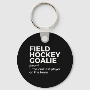 Field Hockey Goalie Definition Men Women Keychain