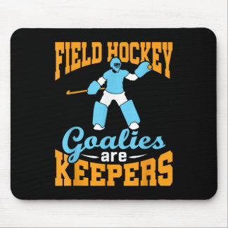Field Hockey Goalie Goalkeeper Pun Goalies Are Kee Mouse Pad