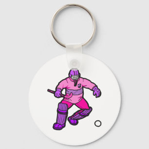 Field Hockey goalie Keychain