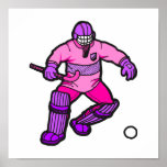 Field Hockey goalie Poster