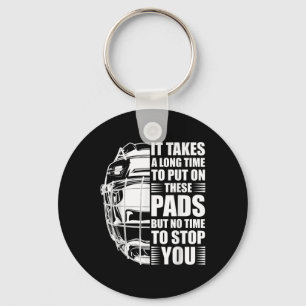 Field Hockey Goalie Quote - Field Hockey Goal Keep Keychain