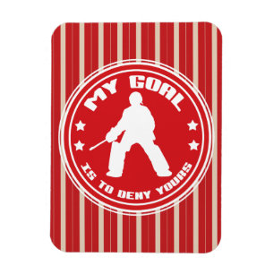 Field Hockey Goalie Quote Magnet