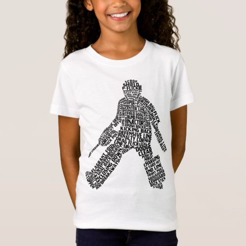 Field Hockey Goalkeeper Word Art T_Shirt