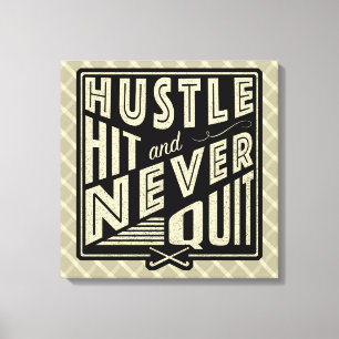 Field Hockey Hustle, Hit And Never Quit Print