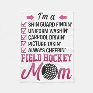 Field Hockey I'm A Shin Guard Findin' Field Hockey Fleece Blanket
