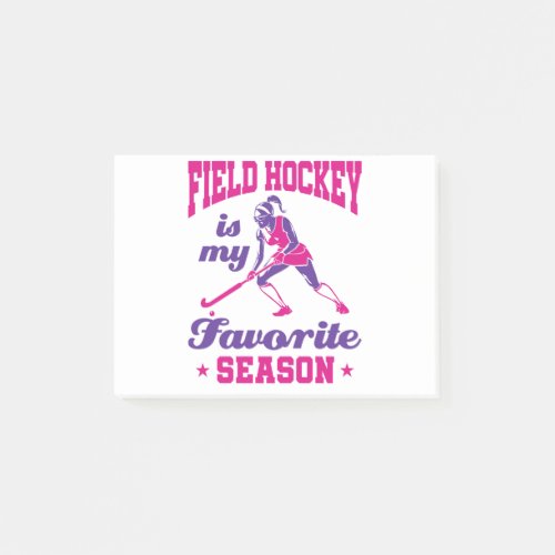 Field Hockey Is My Favorite Season Post_it Notes