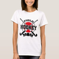Field Hockey Mom Crossed Hockey Sticks Hockey Ball