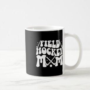 Field Hockey Mom Groovy Mom Of A Field Hockey Play Coffee Mug