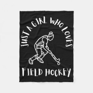 Field Hockey Mom Ndy And Street Hockey  Fleece Blanket