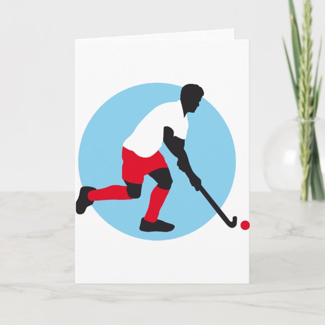 Field Hockey player Card (Front)