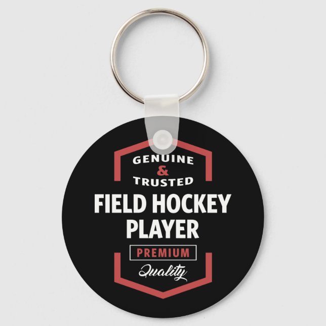 Field Hockey Player | Gift Ideas Keychain (Front)