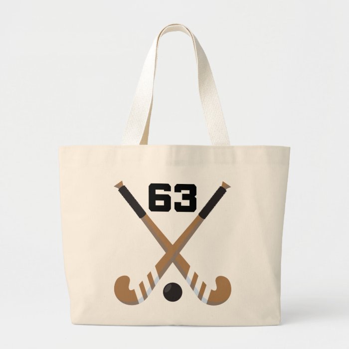 Field Hockey Player Uniform Number 63 Gift Bags