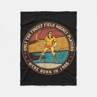 Field-hockey-players Born In 1966 Birthday Field-h Fleece Blanket