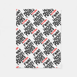 Field Hockey Players Do It Better Fleece Blanket
