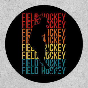Field Hockey Retro Vintage Field Hockey Patch