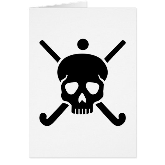 Field hockey skull cards (Front)