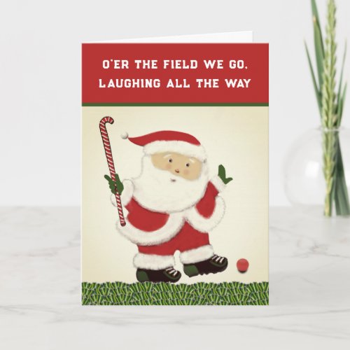 Field Hockey Sports Christmas Cards