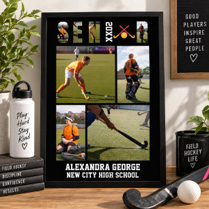Field Hockey Sports Graduation Senior Night Poster