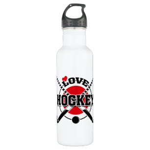 Field Hockey Stainless Steel Water Bottle