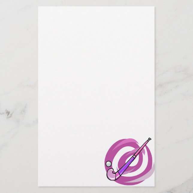 Field Hockey Stationery (Front)