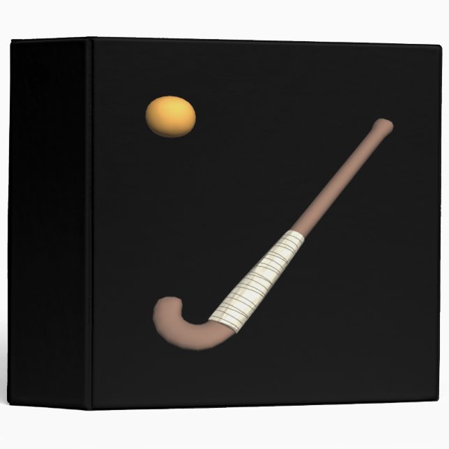 Field Hockey Stick & Ball Binder (Front/Spine)