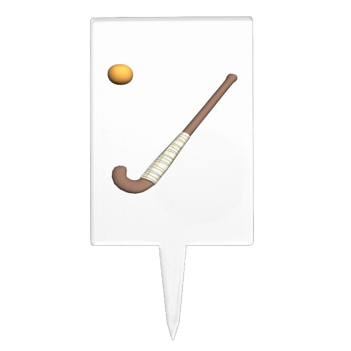 Field Hockey Stick & Ball Cake Toppers