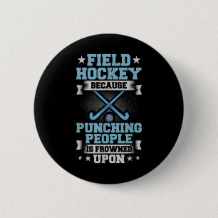 Field Hockey Stick Goal Indoor Game Player Trainin Button