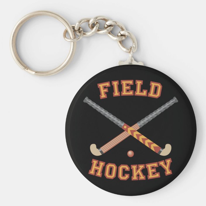 Field Hockey Sticks Keychain