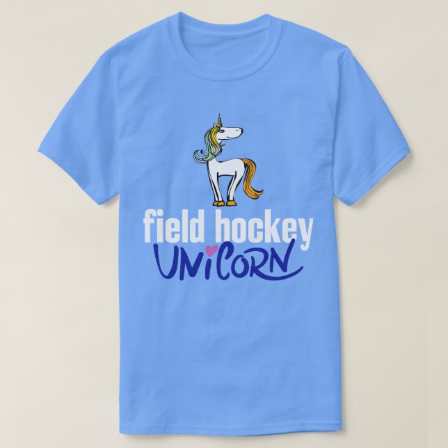 Field Hockey Unicorn 1 T-Shirt (Design Front)