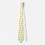 Field Hockey yellow logo Tie