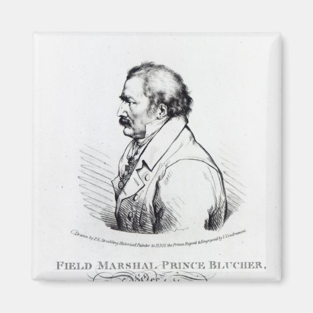 Field Marshal Prince Blucher of Wahlstadt Magnet (Front)