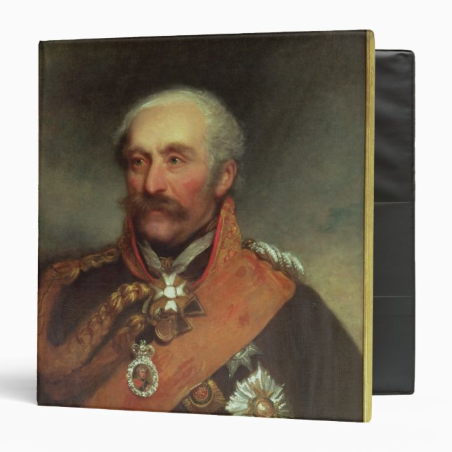 Field Marshal Prince Von Blucher  c.1816 3 Ring Binder (Front/Inside)