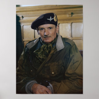 Field Marshal Sir Bernard Montgomery - WW2 - 1944 Poster