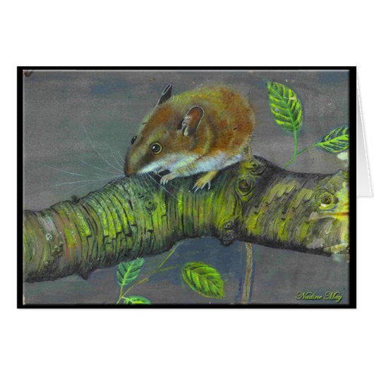 Field mouse painting cards (Front Horizontal)