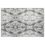 Field of Basalt Black &amp; White Photo Fabric