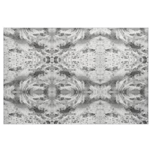 Field of Basalt Black & White Photo Fabric