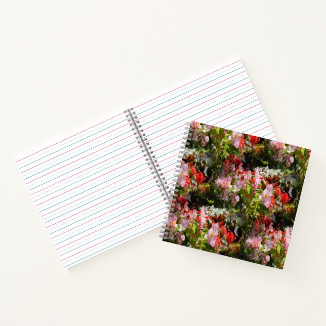 Field of Begonias..... Notebook (Inside)