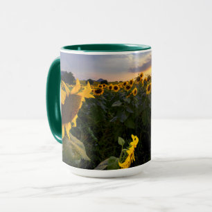 Field of Blooming Sunflowers Mug