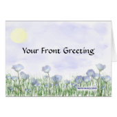 Field of Blue Flowers (Front Horizontal)