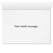 Field of Blue Flowers Cards (Inside Horizontal (Bottom))