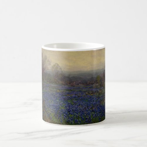 Field of Bluebonnet Flowers Rural Landscape Coffee Mug